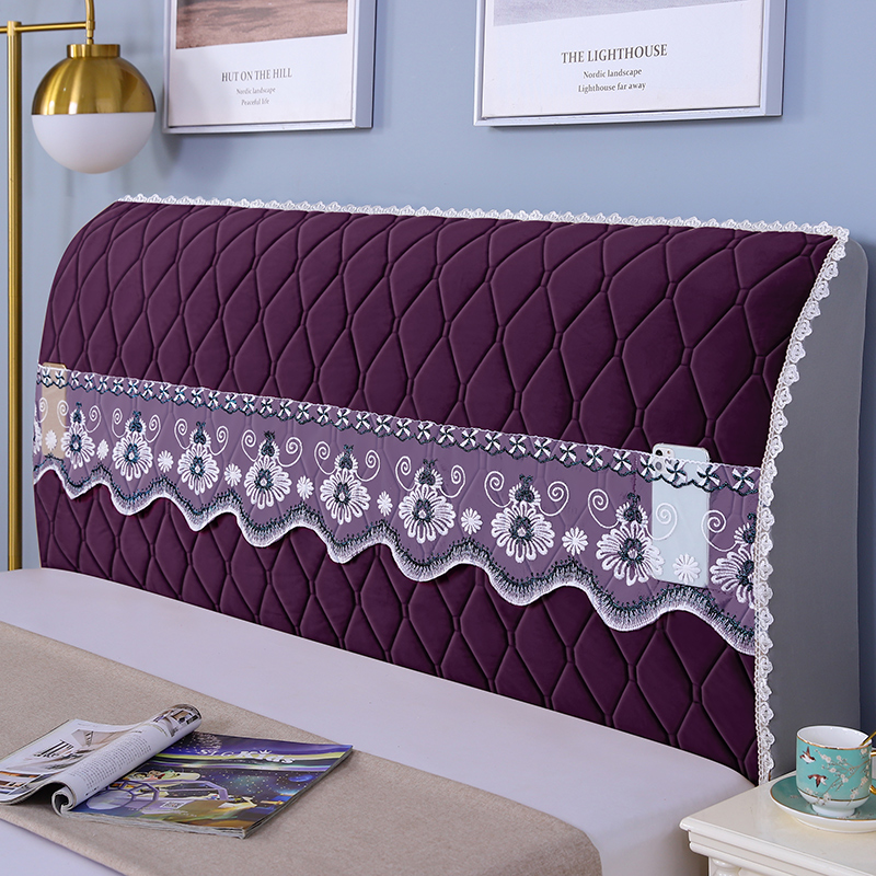 全包床头套罩2021新款加厚防撞软包欧式皮床木床头盖布保护套罩子