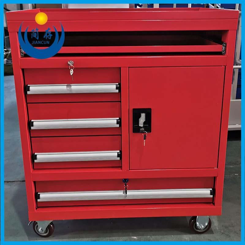 上海简存非标单轨双轨抽屉工具柜生产 双列工具柜 重型组合工具车