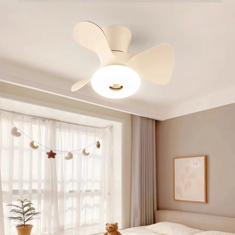 儿童风扇静音灯现代简约餐厅吸顶灯全光谱护眼奶油风卧室吊扇灯具,家装灯饰光源,风扇灯,淘宝优惠券,粉丝福利购,淘宝优惠卷