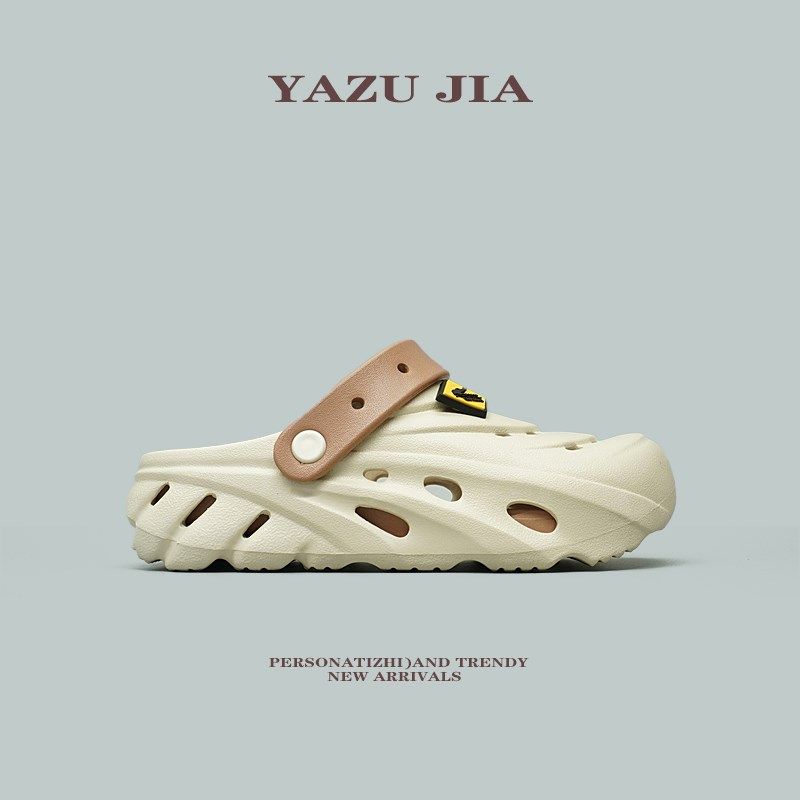 【踩屎感底】舒服超软分体厚鞋垫包头洞洞鞋男女潮流溯溪沙滩拖鞋,流行男鞋,包头拖,淘宝优惠券,粉丝福利购,淘宝优惠卷