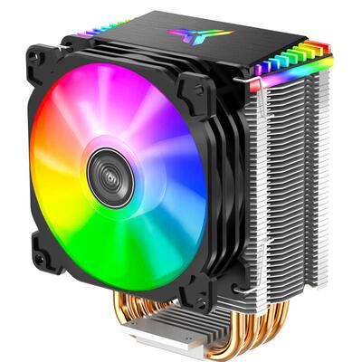 乔思伯CR1400 塔式CPU风冷散热器 四热管amd静音i5台式电脑风扇