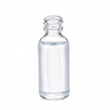波士顿圆形瓶125ml 透明 黑酚醛树脂盖 聚乙烯圆锥盖垫 盒=24个