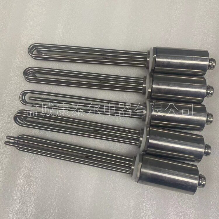 洗碗机锅炉丝扣电热管1.5寸DN40六角螺纹加热管不锈钢加热棒