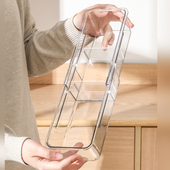 可伸缩收纳盒分隔抽屉式 内置整理盒厨房餐具桌面化妆品杂物分格盒