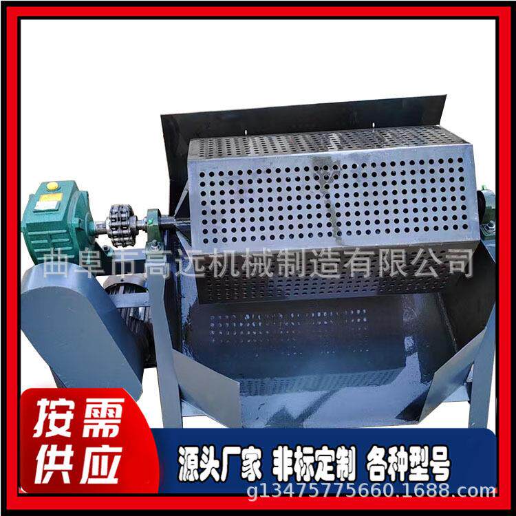 汽车零件去油除锈机 大型六角滚筒抛光机 电镀前金属件去毛刺机