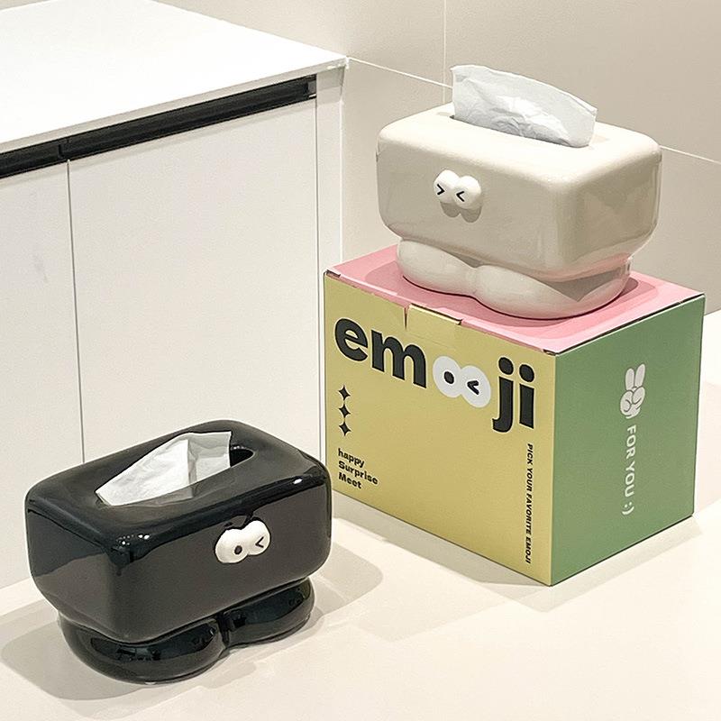 高颜值家用抽纸盒家居客厅装饰摆件餐桌纸巾盒创意可爱纸巾收纳盒