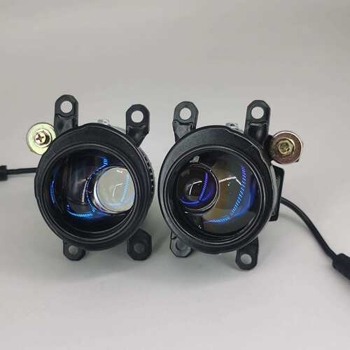 新款汽车LEDtoyoto雾灯双光透镜2.040W双光透镜改装超亮远近一体