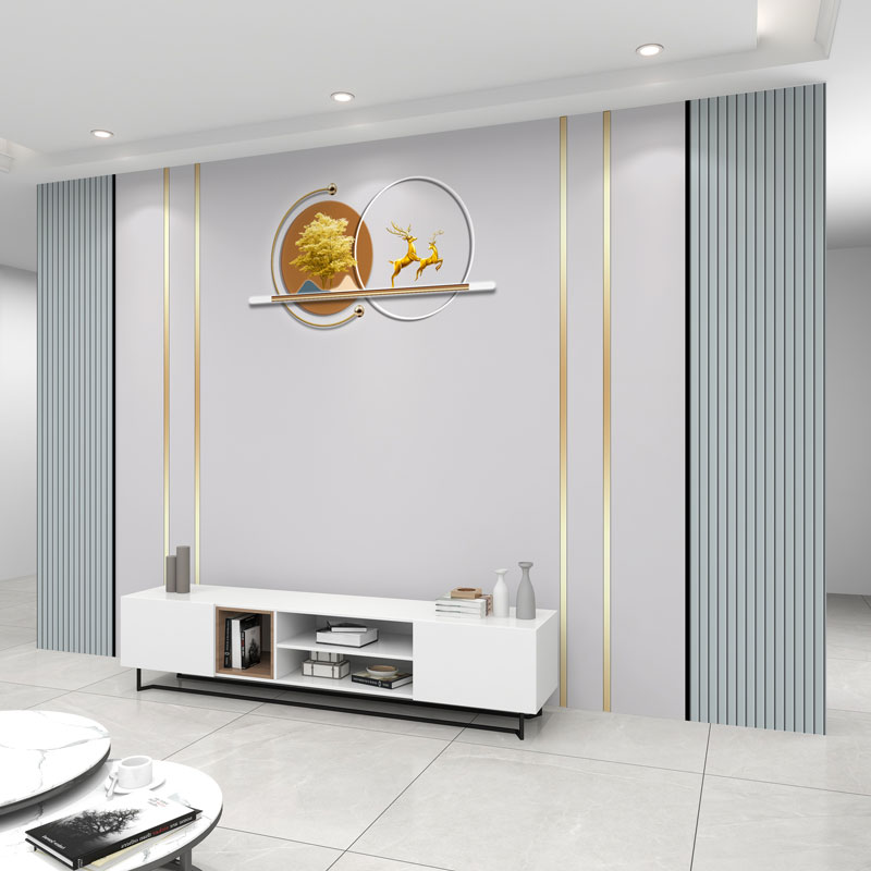 高级感墙纸3d立体现代简约电视背景墙壁纸客厅Q壁布影视墙装饰壁