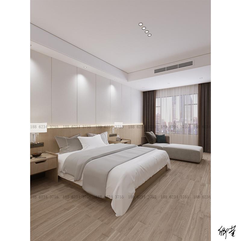 酒店标准间单人床床架双人床现代酒店客房家具公寓标间快捷酒店