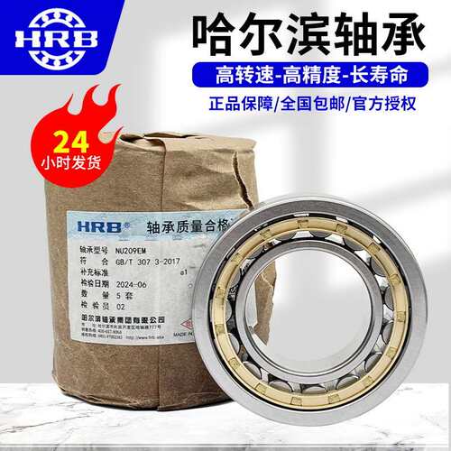 HRB哈尔滨轴承N320EM  N321EM  N322EM  向心短圆柱滚子轴承