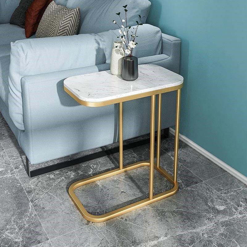 0A小茶几几沙边发m边几客厅柜沙发边桌轻奢角现代约大理石边桌简