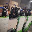 电动爬楼机履带式 水平板手推车载重车工具车便携 折叠搬运车桶装