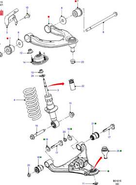 适用福特19款RANGER 美版下摆臂 下支臂 JB3Z-3079-E JB3Z-3078-E