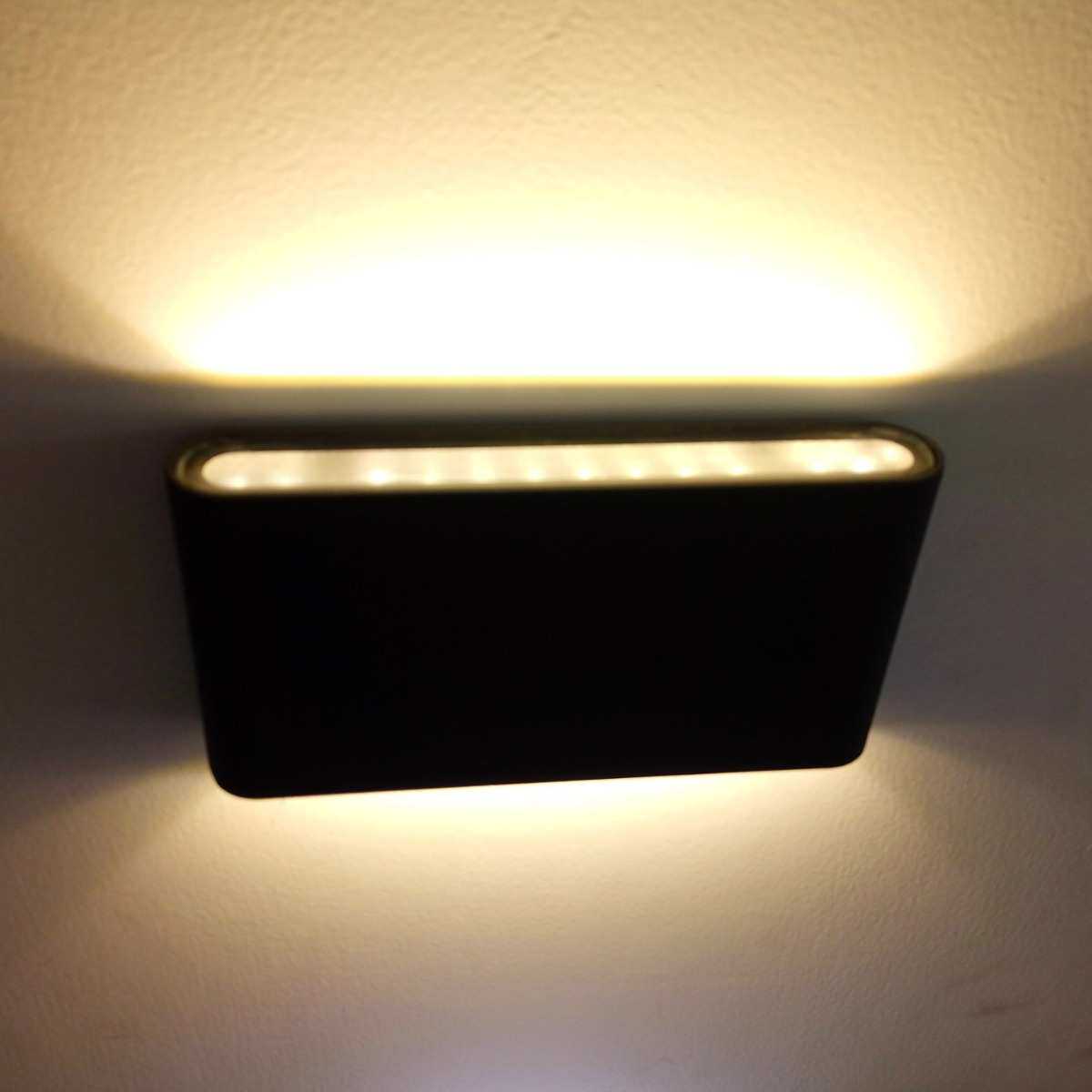 led壁灯户外防水室外墙壁灯方形庭院灯过道阳台户外壁灯