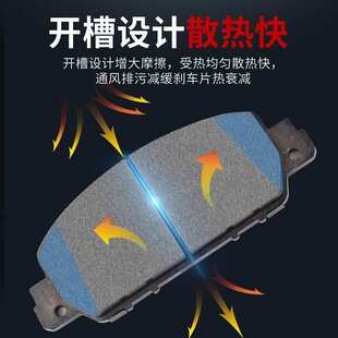 适用9040改装片AP7040/9040/9660/9665/8530高性能陶瓷刹车片防锈