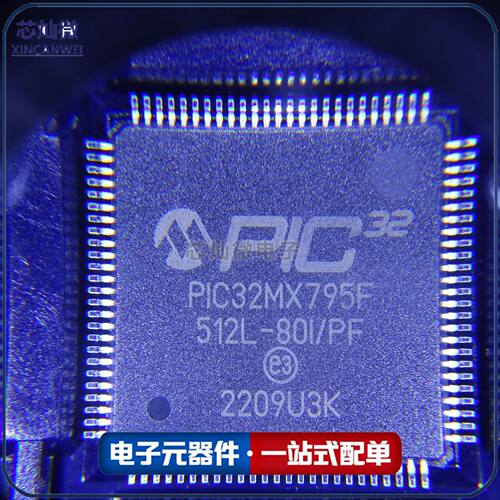 PIC32MX795F512L-80IPFMCU