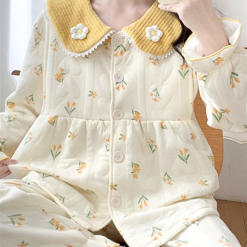 空气棉月子服春秋纯棉10月份产后冬天喂奶孕妇睡衣哺乳春秋家居服,孕妇装/孕产妇用品/营养,家居服套装,淘宝优惠券,粉丝福利购,淘宝优惠卷