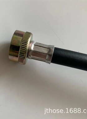 源头厂家供应6分美制罗纹耐高压耐温耐寒橡胶洗衣机进水管编织管