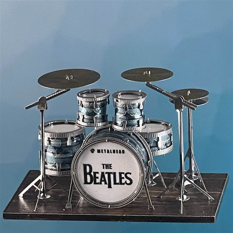 架子鼓摆件积木3d立体拼图金属拼装模型无聊手作解闷手工diy礼物