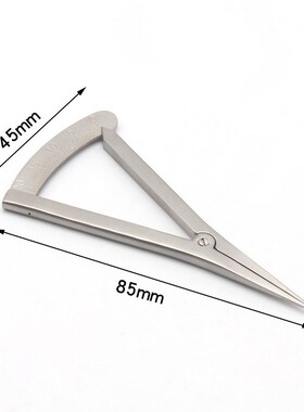 皮革工具精细款间距规带刻度 划线规 边线器 迷你型45*85mm