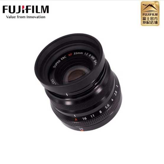现货国行适用富士镜头 XF 35mm F2.0 R WR 定焦镜头热像虚化镜头