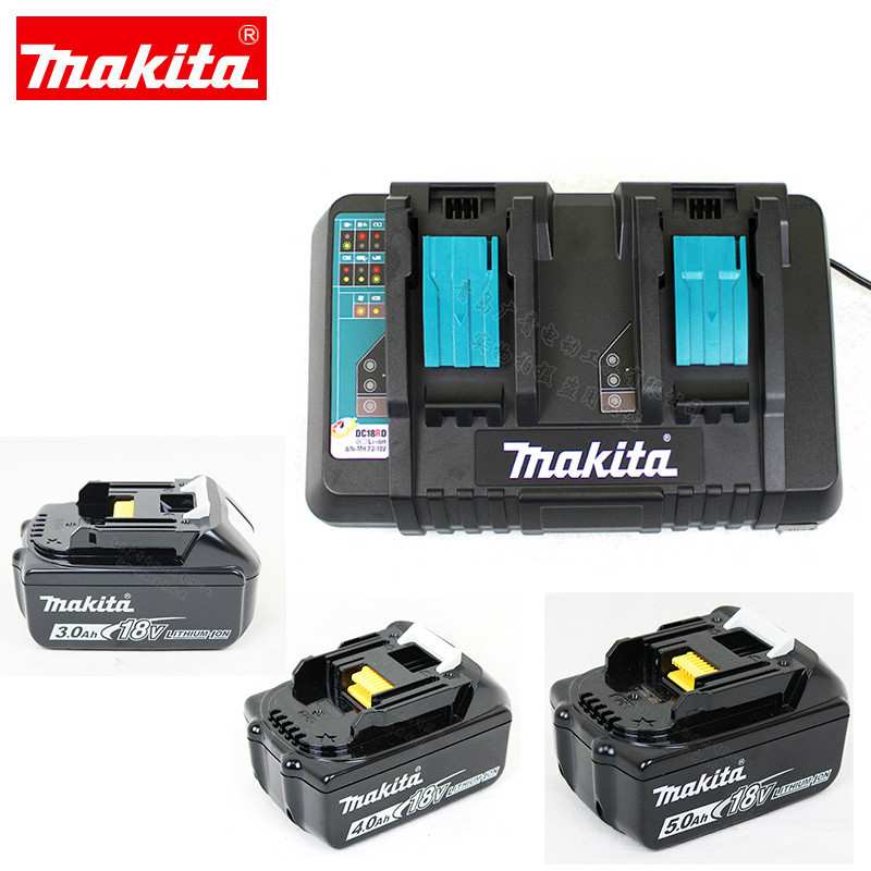 makita牧田18V锂电池DC18SD充电器BL1830B充电钻充电扳手起子机