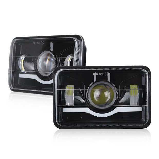 新款 波浪款5英寸牧马人大灯方形4x6 汽车led大灯货车皮卡5寸方灯,鲜花速递/花卉仿真/绿植园艺,其它园艺用品,淘宝优惠券,粉丝福利购,淘宝优惠卷