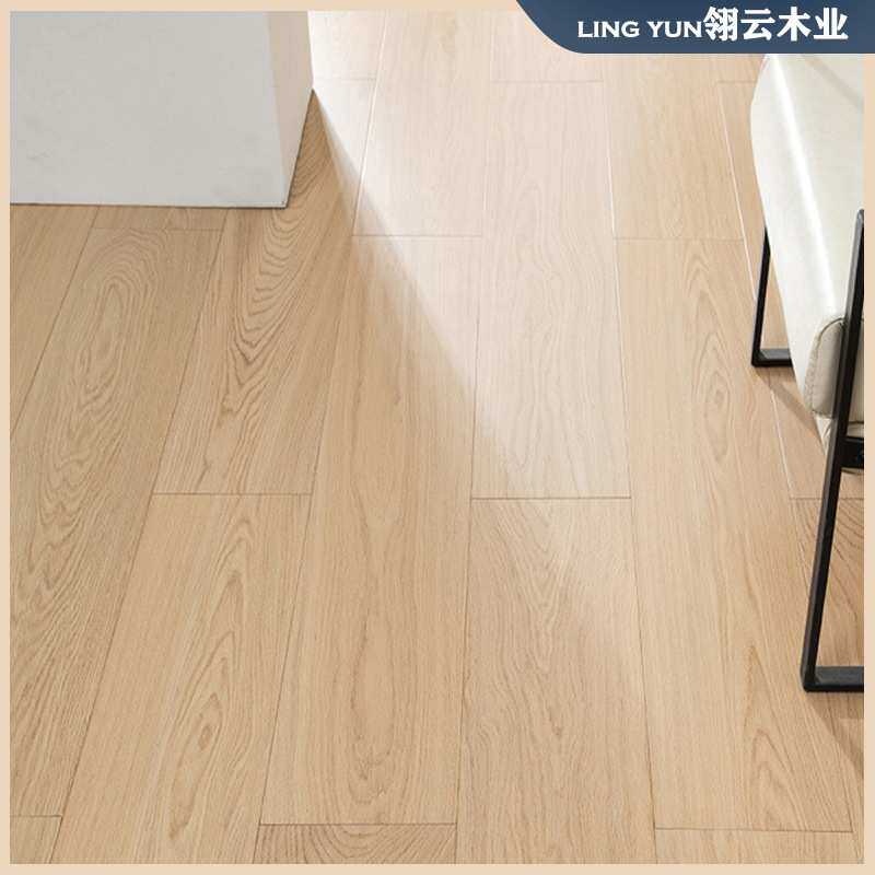 橡木纯实木地板欧橡番龙眼家用ENF级环保地暖锁扣原木色18mm