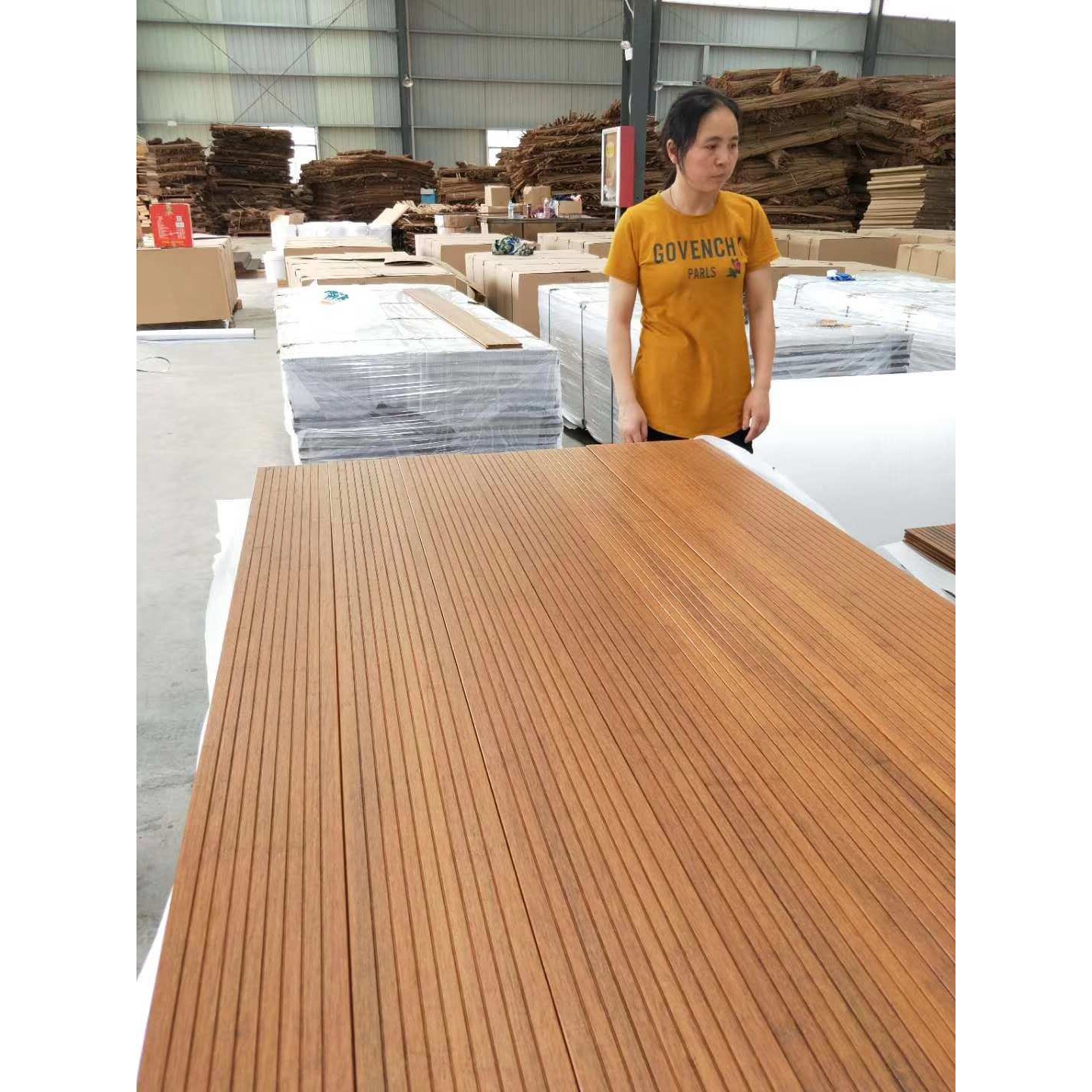 户外碳化高耐重竹木地板阳台庭院露台花园休闲平台景区木栈道