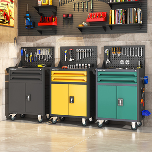 工具车小推车移动多功能车间汽修维修柜推车铁皮五金工作台工具柜