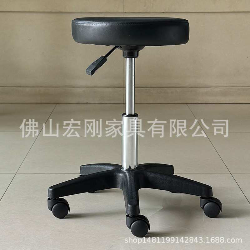 多功能修脚美甲技师矮凳修脚脚凳矮凳板凳托脚凳滑轮修车凳专业椅