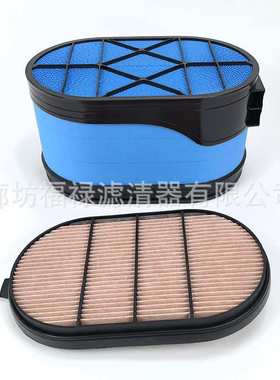 F071150 F071151空气滤芯 AT370279 P608666 090008626椭圆形滤芯