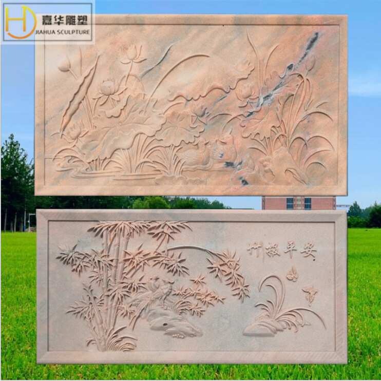 汉白玉浮雕古代人物大理石墙壁浮雕砂岩浮雕石雕石材浮雕壁画雕刻