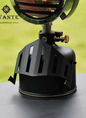 Swante户外露营气罐套骑士高山气罐保护套金属套G2瓦斯罐防摔罩