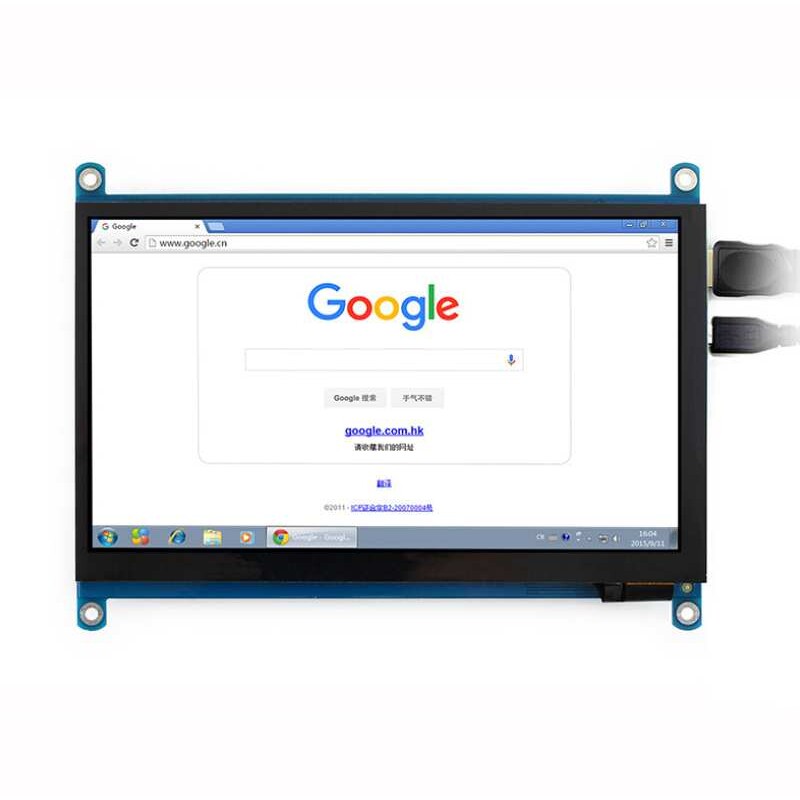 7inch HDMI LCD (H) 电容5点触控触摸屏 1024×600 IPS 高兼容性