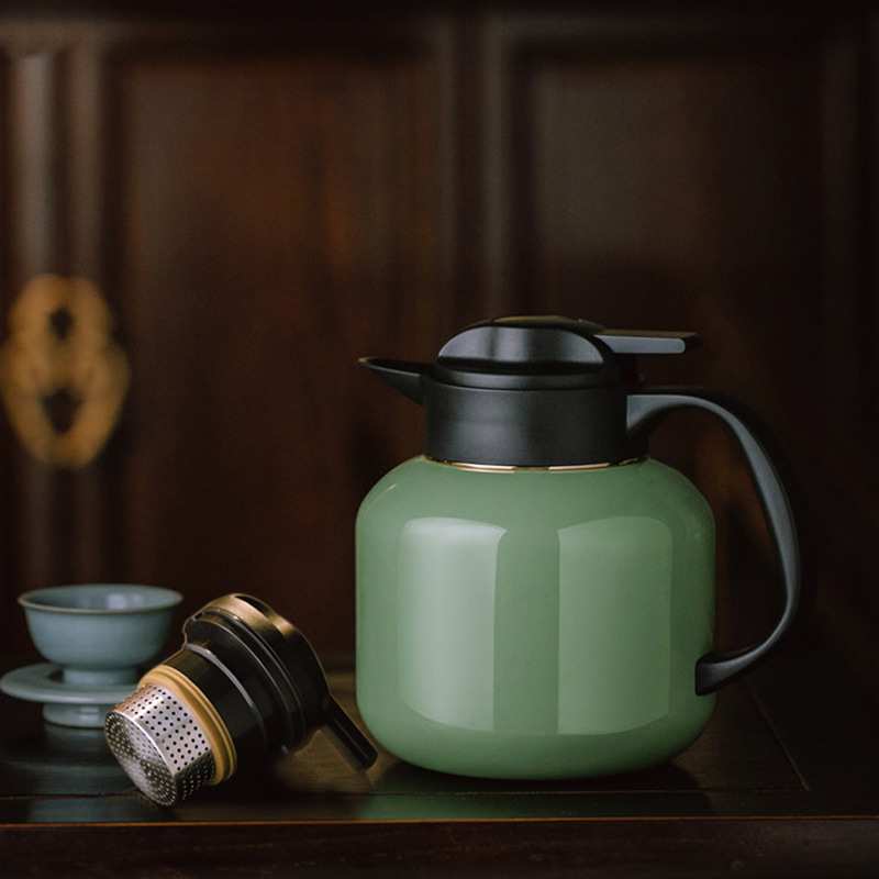 温显小Q焖茶壶 保温水壶泡茶壶不锈钢1200ML养生陈皮老白茶闷壶