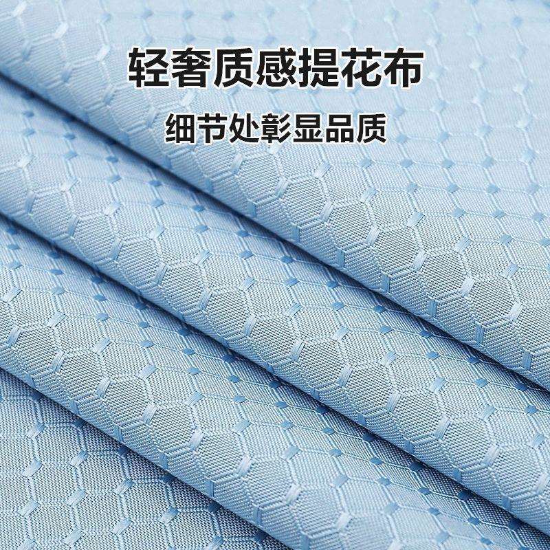 酒店浴室浴帘布免打孔防水挂帘加厚卫生间防霉隔断帘子伸缩杆联严