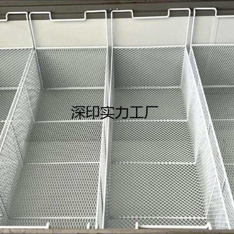冰柜内部置物架冰箱分隔盒内置物筐栏篮子收纳整理分类大挂篮置物