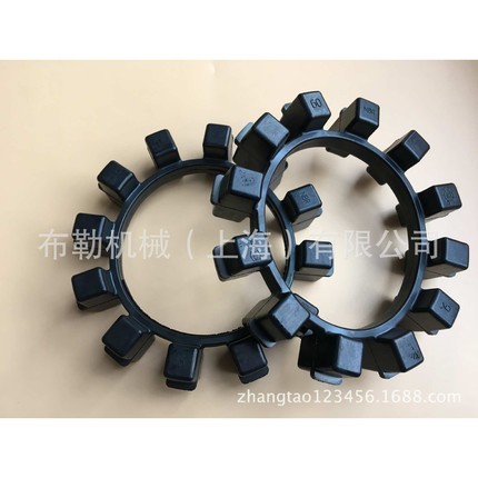 POLY NORM联轴器德国弹性垫KTR 60 NBR黑色缓冲垫方块型12瓣济南