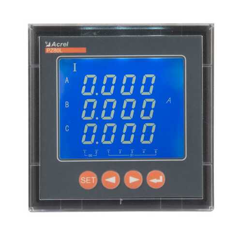安科瑞PZ80L-AI3三相数显电流表LCD液显电力仪表支持DO模拟量输出