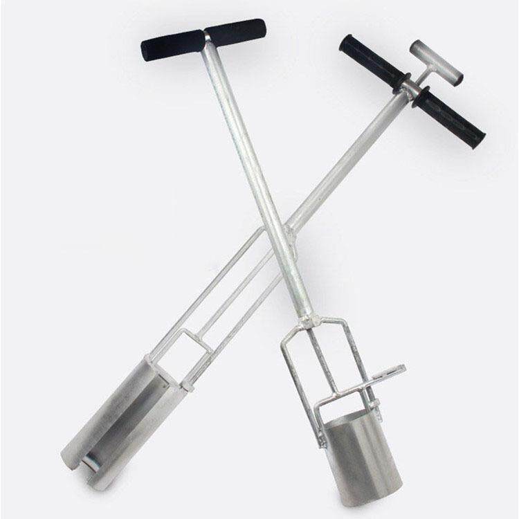 人力手动移苗器打孔器挖苗器菜苗机地膜打孔器取土器移栽器制钵器