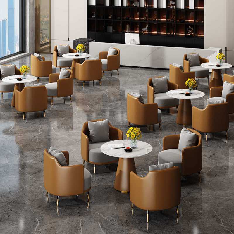 轻奢洽谈桌椅组合办公会客圆桌沙发椅设计款家具酒店休息区桌椅,3C数码配件,USB灯,淘宝优惠券,粉丝福利购,淘宝优惠卷