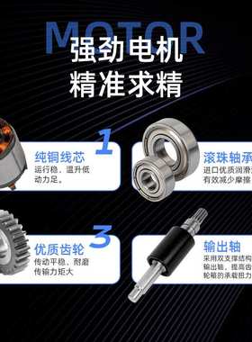 ZHENGK正科 ZGX60RXX无刷行星减速电机中心轴可调速正反转12V 24V