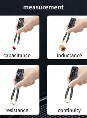 ZOYI众仪智能数字LCR镊子电桥ZT-MD1贴片电阻电感电容元器件测试