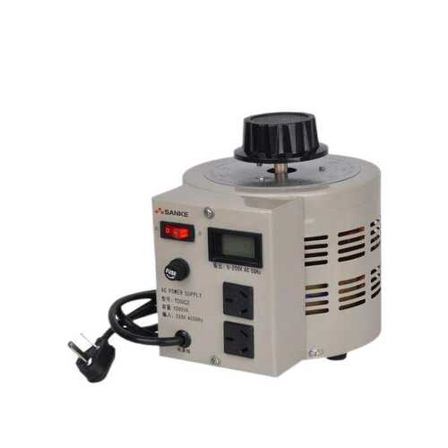 三科交流单相220v全铜线圈变压调压器TDGC2-1kva可调节0-250V lcd