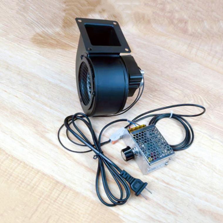 低噪声引风机CY076Z家用取暖烟筒散热吹风机室内采暖炉静音鼓风机
