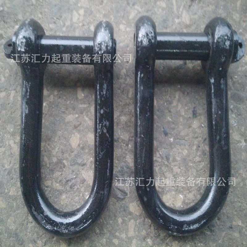 直供非标起重u型环U型卸扣5t 锻打高强卸扣国标重型镀锌渡黑卸扣