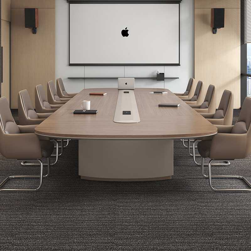高端油漆会议桌长桌简约现代大型长条会议室桌椅组合开会桌会议台,3C数码配件,USB灯,淘宝优惠券,粉丝福利购,淘宝优惠卷