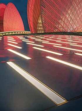 led户外防水条形地埋灯嵌入式公园广场景区方形线条长条形地砖灯