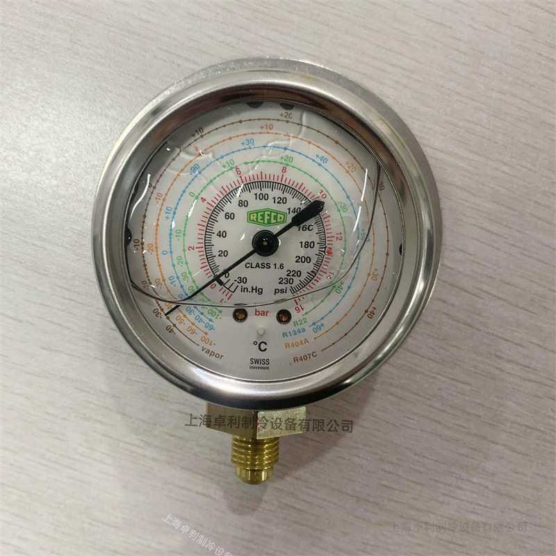 瑞士Refco威科油压表MR-306-DS-R22/MR-206